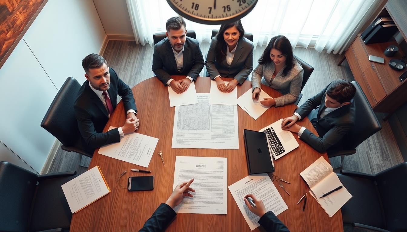 Property settlement documents and transfer review